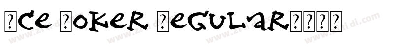 Ace Joker Regular字体转换